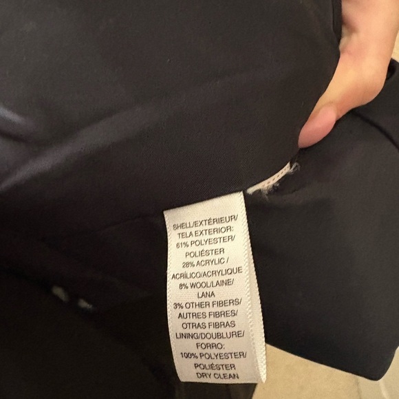 Ann Taylor Loft Women's Animal Print Long Overcoat Size S Black - Picture 7 of 7